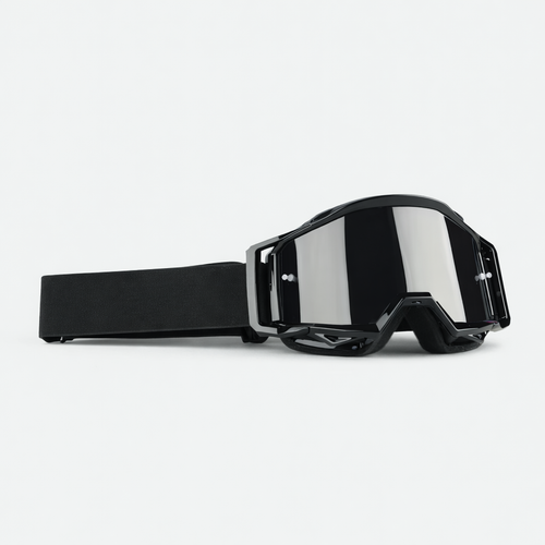 Schneebrille für Ski & Snowboard – Schwarze Skibrille mit UV-Schutz