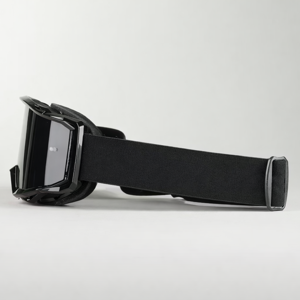 Schneebrille für Ski & Snowboard – Schwarze Skibrille mit UV-Schutz