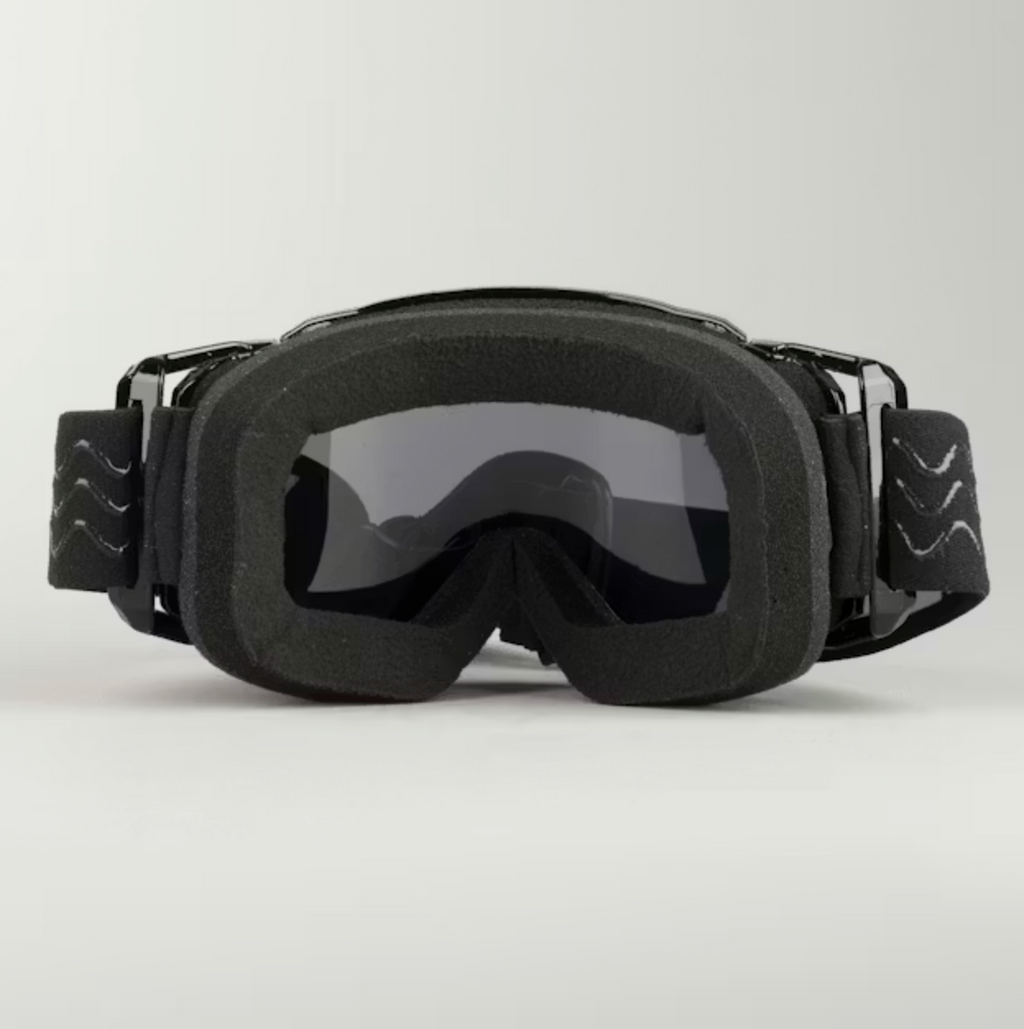 Schneebrille für Ski & Snowboard – Schwarze Skibrille mit UV-Schutz