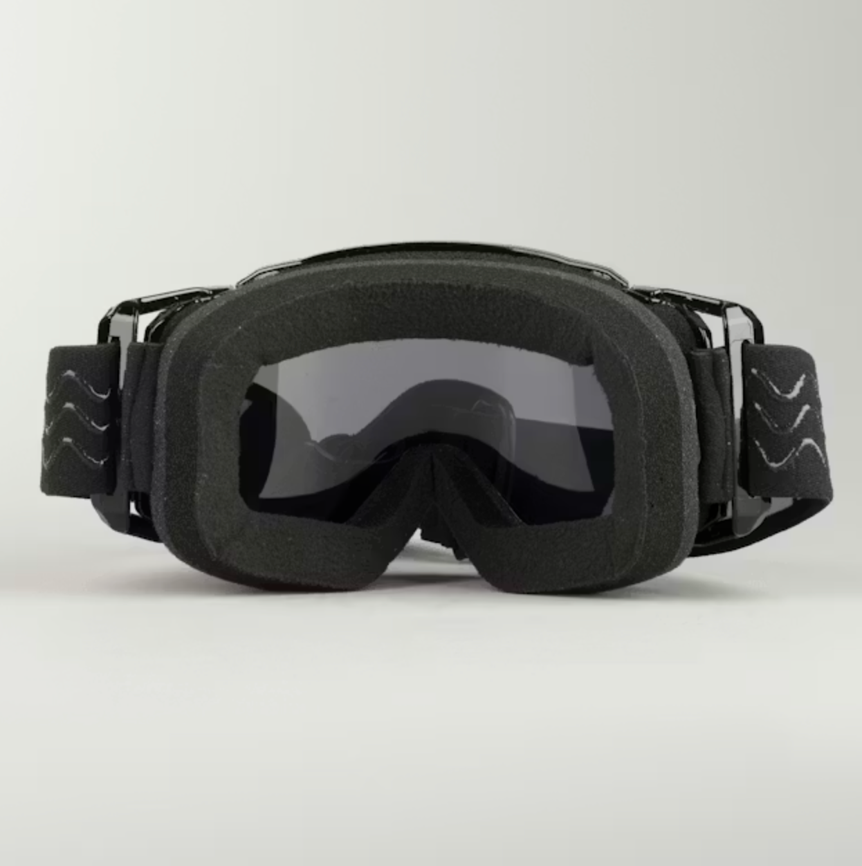 Schneebrille für Ski & Snowboard – Schwarze Skibrille mit UV-Schutz