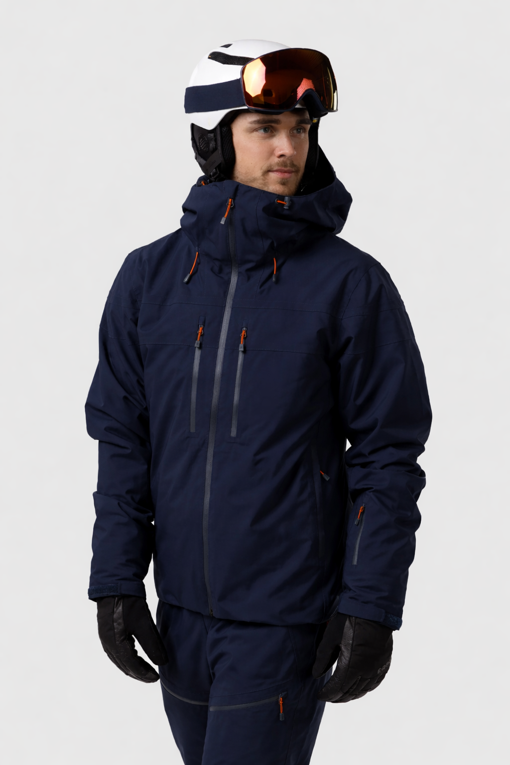Herren Skijacke Dunkelblau – Wetterfeste Jacke für Wintersport