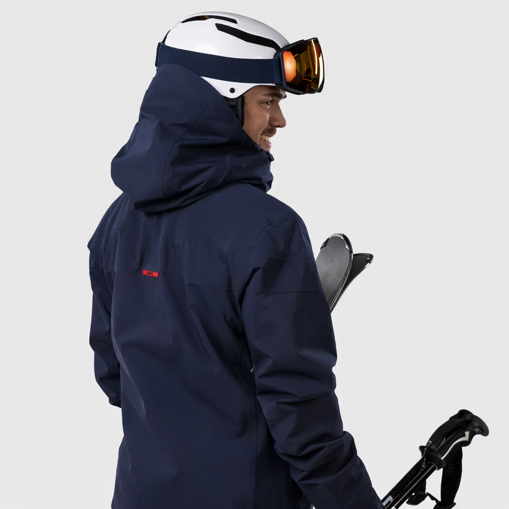 Herren Skijacke Dunkelblau – Wetterfeste Jacke für Wintersport