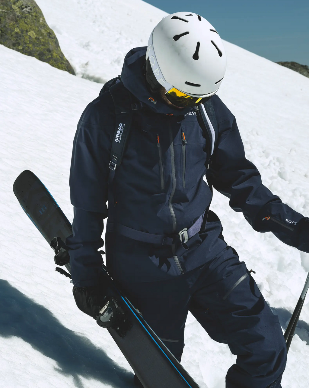 Herren Skijacke Dunkelblau – Wetterfeste Jacke für Wintersport